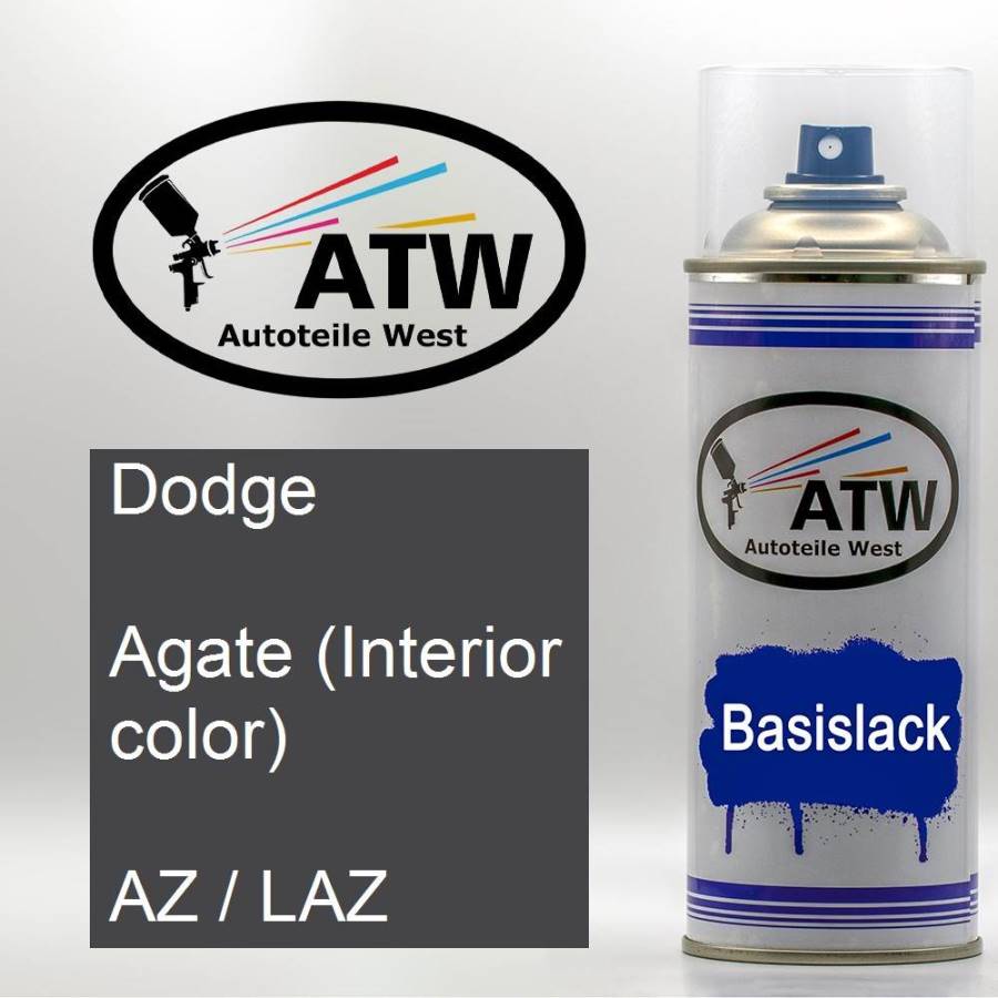 Dodge, Agate (Interior color), AZ / LAZ: 400ml Sprühdose, von ATW Autoteile West.